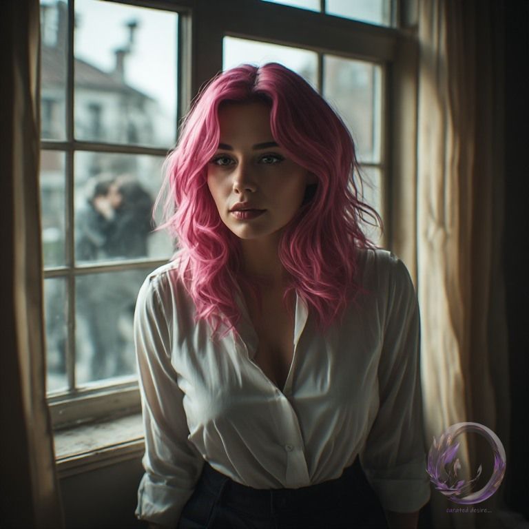 Vera at the window, by Ophelio